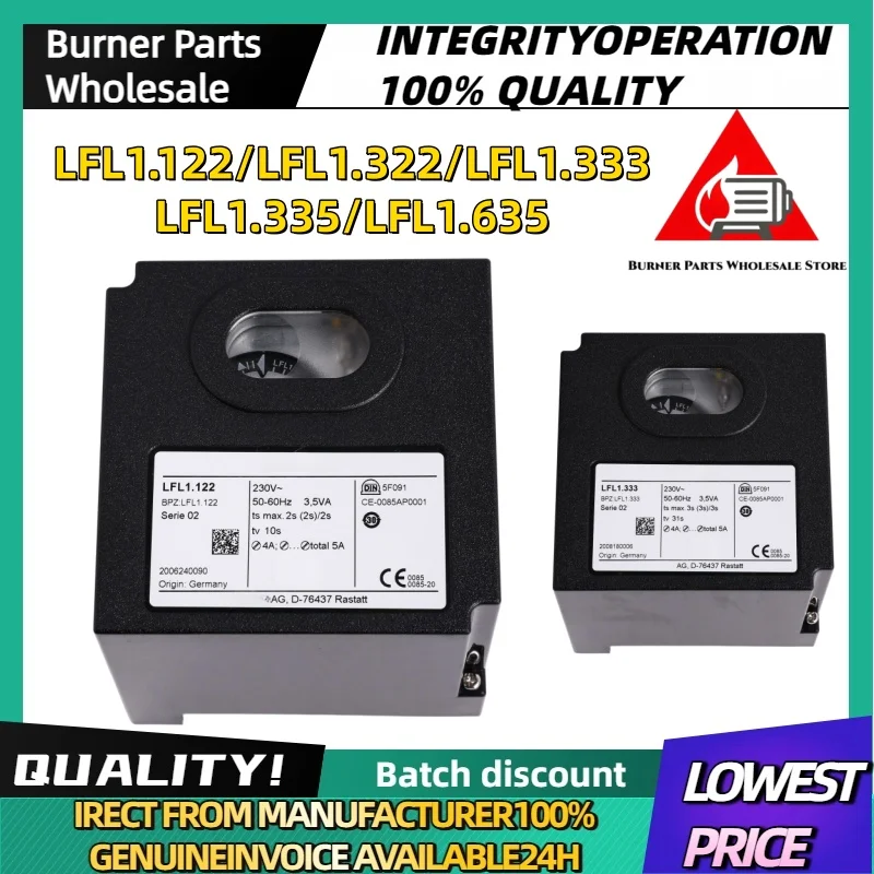 【Original+Repl】 LFL1.333 LFL1.322 LFL1.335 LFL1.622 LFL1.635 LFL1.122 Burner Program Controller Combustion Sequence Industrial C