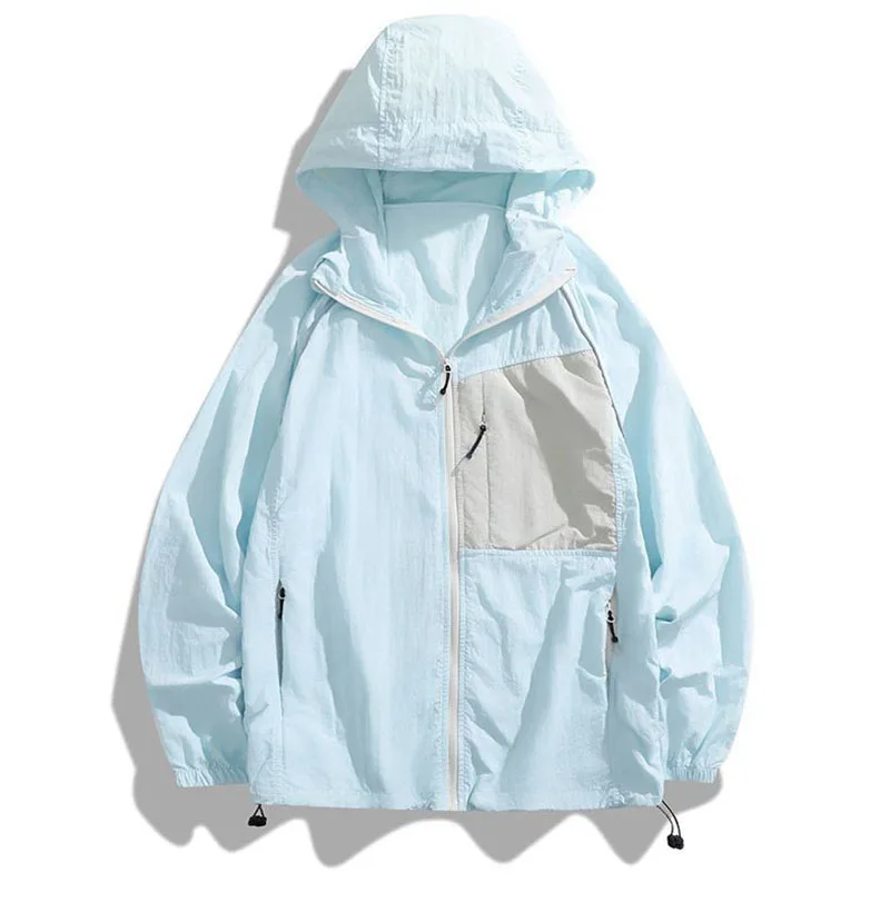 Outerwear Women Oversize Hooded  Style Cool Feeling Sun Protection, Waterproof and Windproof 2025 New Summer Jacket