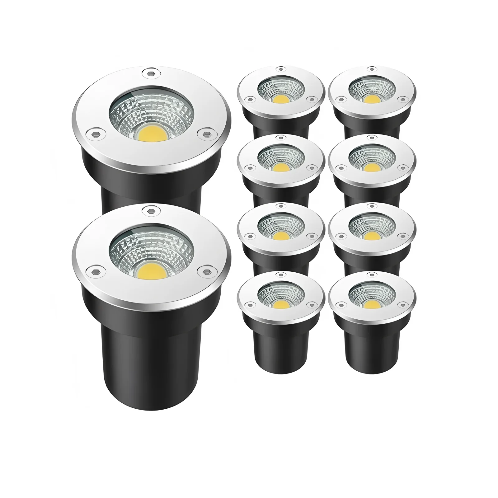 Outdoor LED3W 5W ground light IP67waterproof embedded light, suitable for square, park, courtyard, path, home landscape lighting