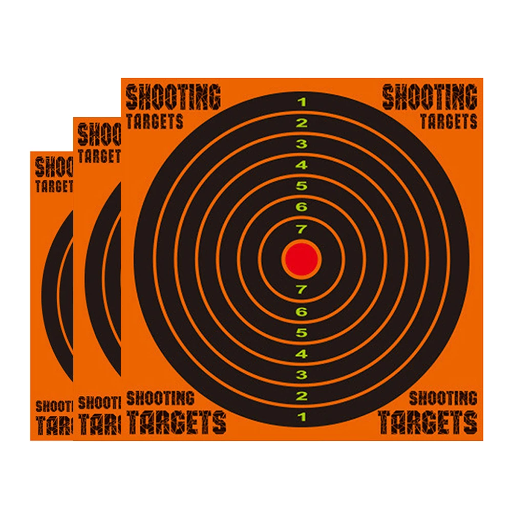 

10 шт., страйкбольная мишень, реактивная мишень для стрельбы, портативная охотничья тренировочная стрельба, тренировочная мишень, бумага