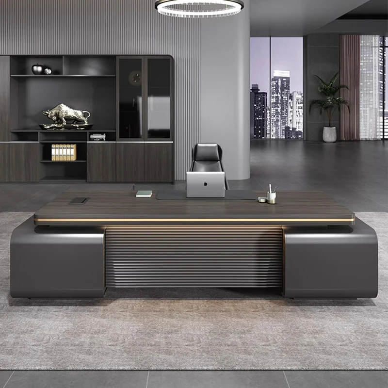 Corner Executive Work Table Meeting Computer Luxury Office Desk Desktop L Shape Tavolo Scrivania Ufficio Office Furniture