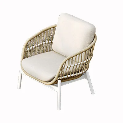 

✗x Nordic Model Outdoor Rattan Woven Furniture Terrace Sofa Combination for Hotels Villas Homestays for Outdoor Tables*