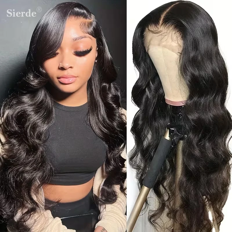 

Парик из натуральных волос с эффектом Body Wave, плотность 250, с кружевной передней частью 13x6, 13x4, предварительно выщипанный, бразильский, для женщин