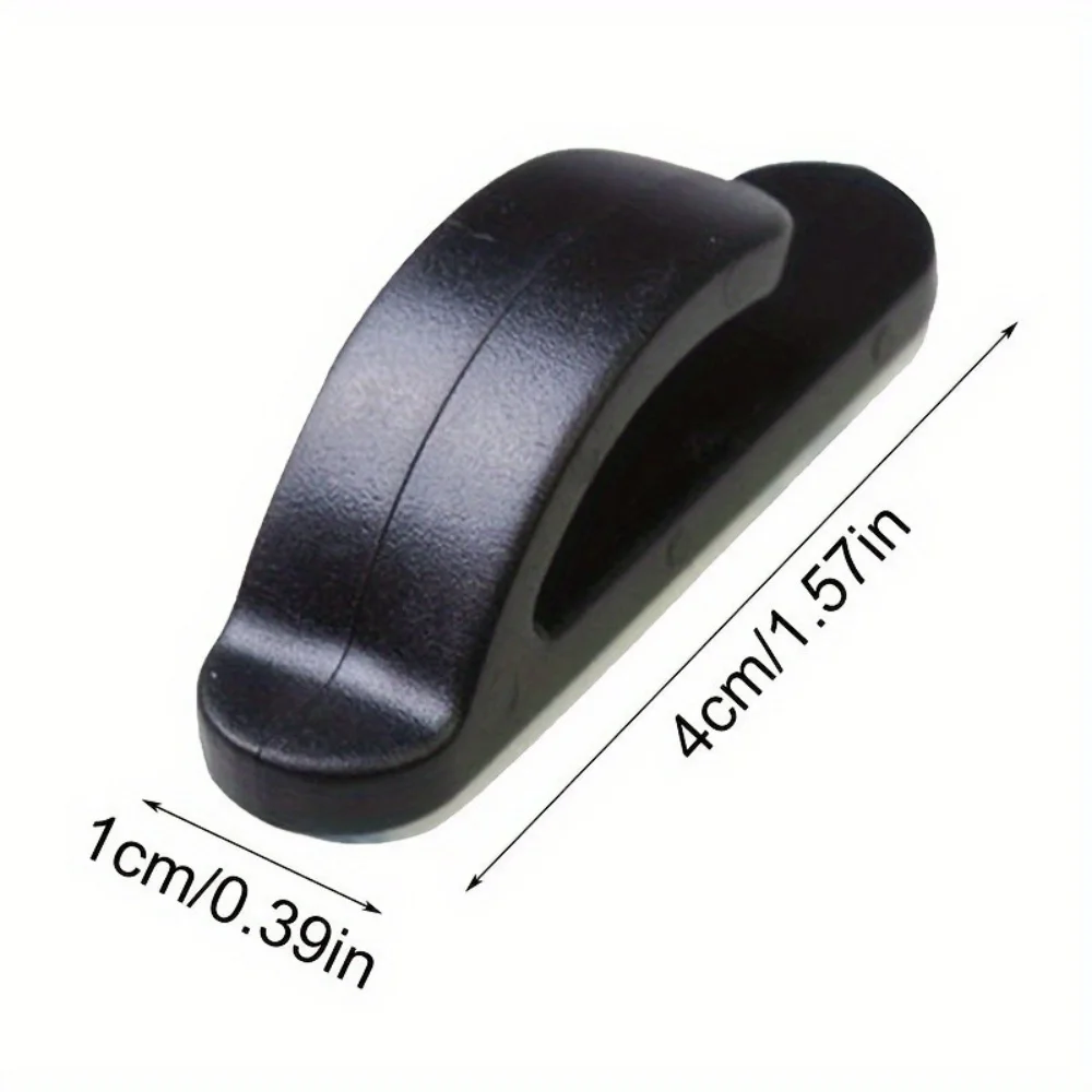 4PCS/SET Convenient Black Auto Car Truck Self Adhesive Hook Hanger Bag Purse Organizer Holder