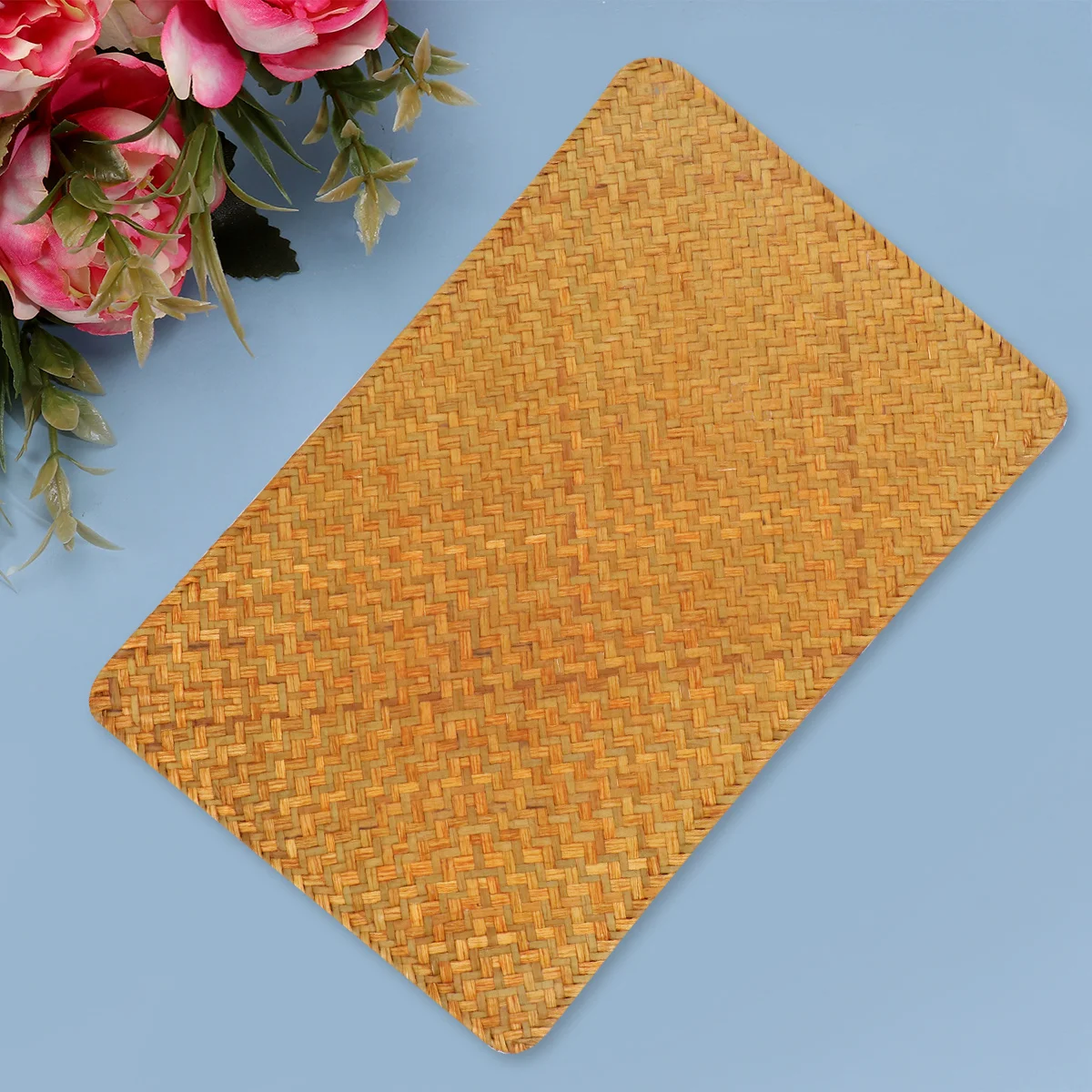 

Sea Grass Woven Placemat Light Tableware Plate Mat Protective Home Dining Coaster Heat Scratch Resistant