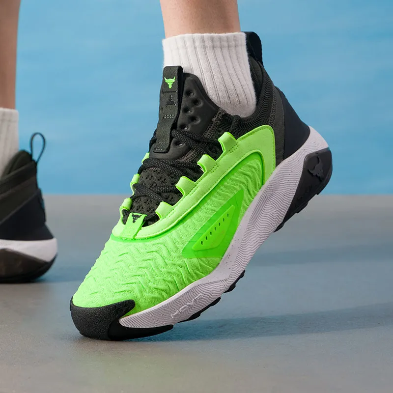 Under Armour Authentic Men Training Shoes 3027600-310 Green UA Clone Upper TriBase Stable Support HOVR Cushion Sneakers