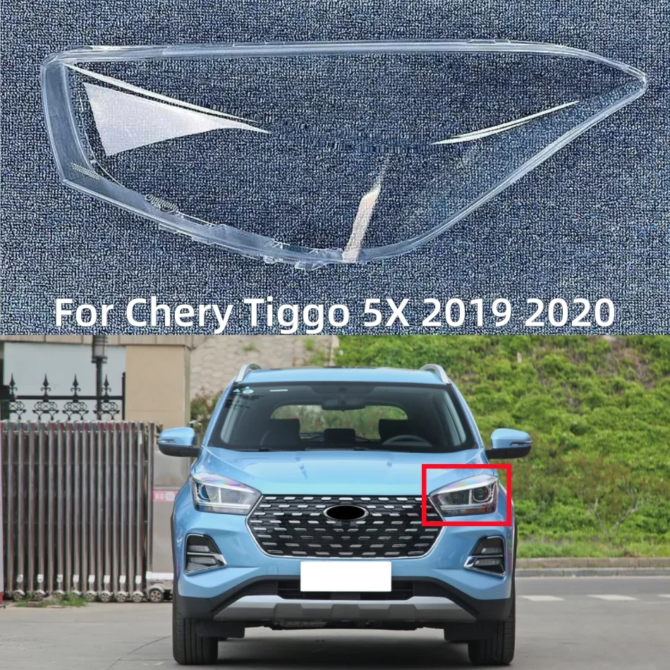 

For Chery Tiggo 5X 2019 2020 Lampshades Headlamps Cover Lens Transparent Lamp Shade Replace The Original Lampshade