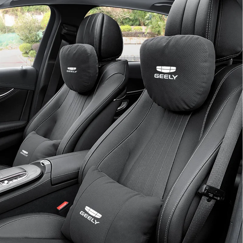 For Geely Boyue Galaxy E5 Okavango Azkarra Galaxy preface EX5 GX3 Key Accessories Headrest Neck Car Neck Pillow Waist pillow