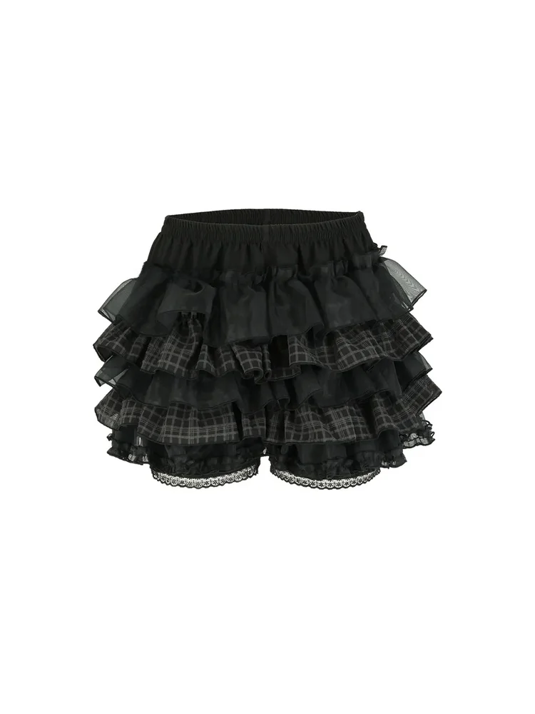 Unico SEI Zha ngng Hang System Summer Ruffle Ne Strap Top Slim Cake Gonna Pantaloni Coreano Sle Gilet da donna Strap Dr