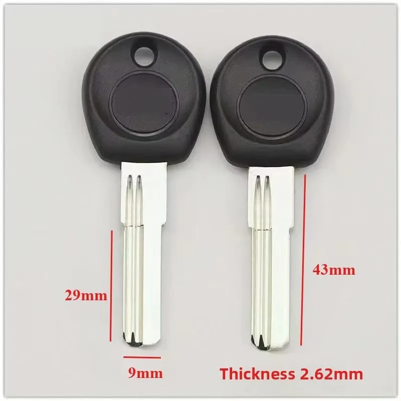 2PC Steel Ball Atomic Single Row Curve Key Blank for Hardware And Home Improvement