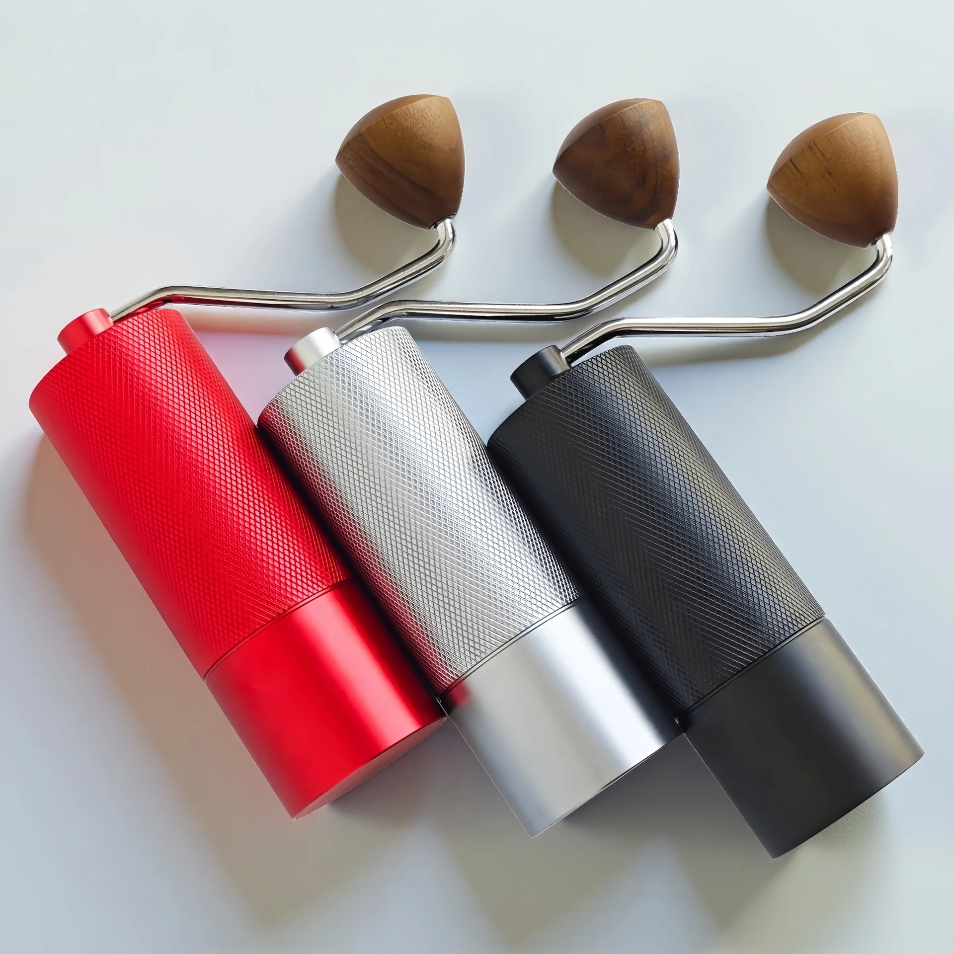 

Профессиональная ручная кофемолка из нержавеющей стали, регулируемая мельница с жерновами для мока, портативный инструмент для бариста для путешествий, кемпинга