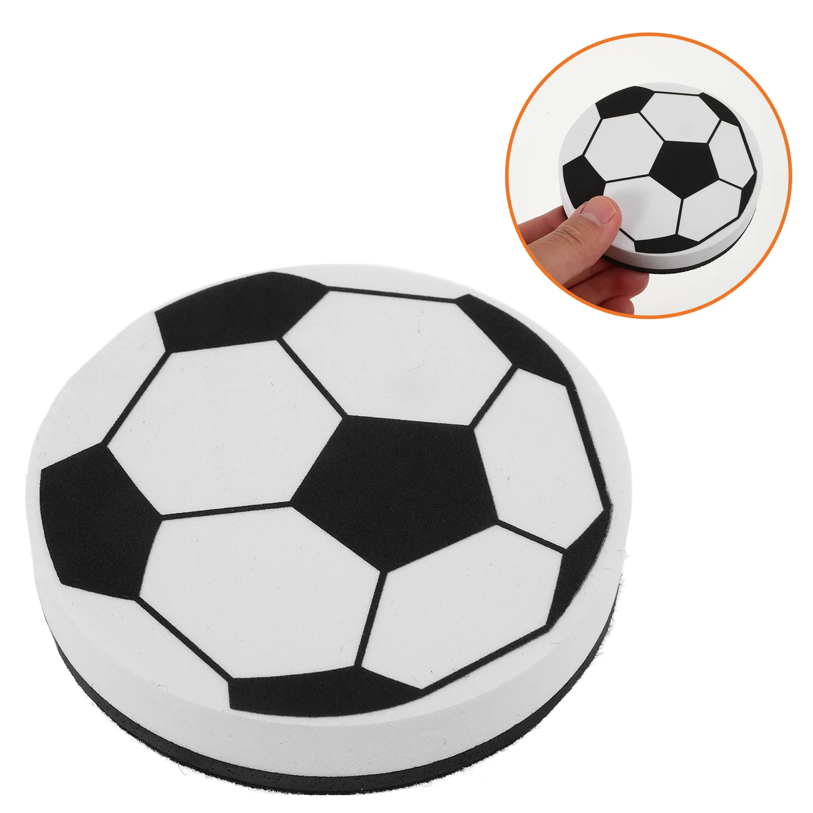 6 Pcs Sport Magnetic Erasers Wipe Board Whiteboard Sports Ball Shaped Classroom Supplies