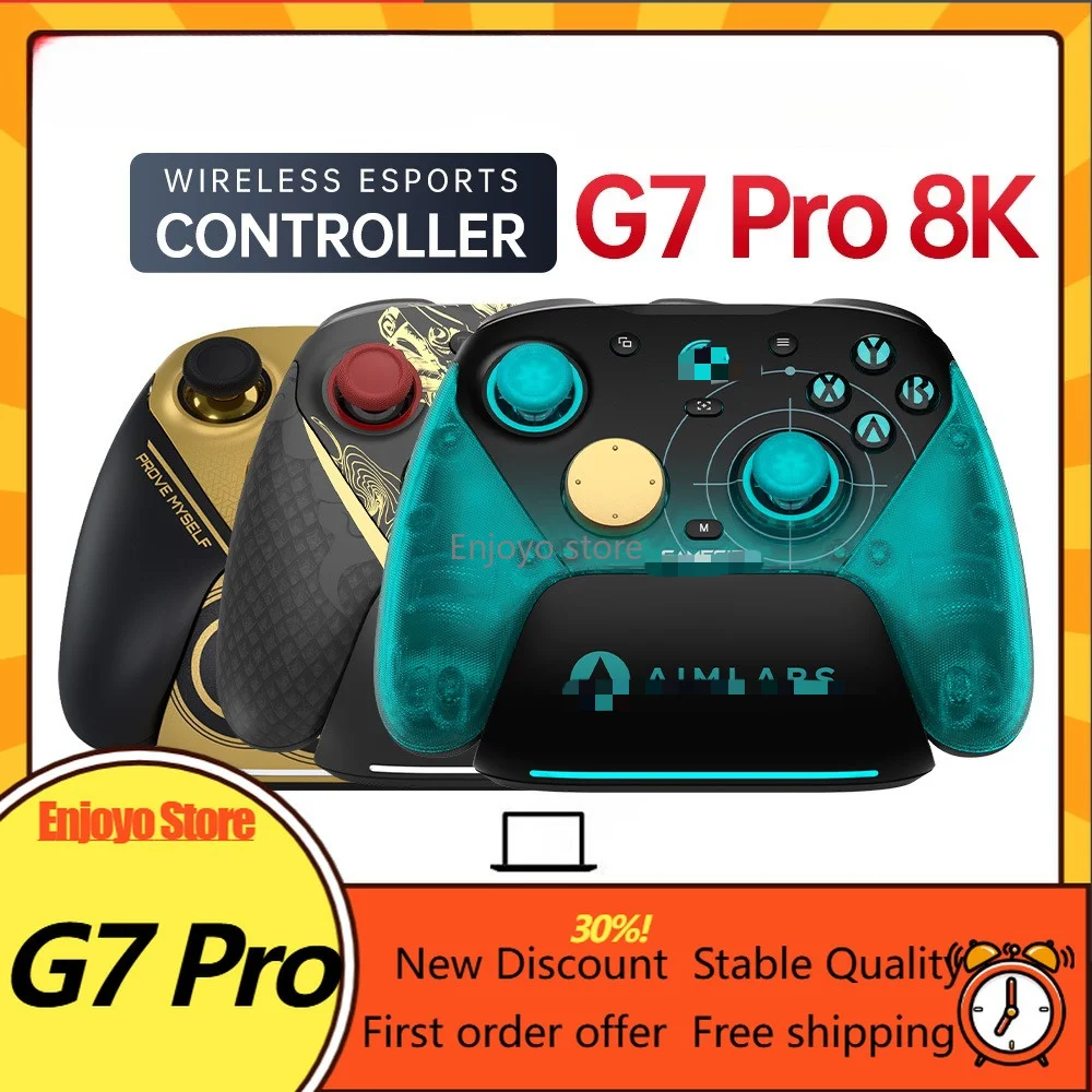 In Stock G7 Pro 8K Series Wireless Gamepad Aimlabs,Multiple Edition 8000Hz Polling Rate Gaming Controller for PC Esports Gaming
