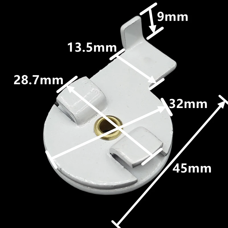 5/10Pcs For Trietex Curtain Track Accessories Motorized Sliding Curtain Rail Swivel Ceiling Bracket Electric Fixing Mount