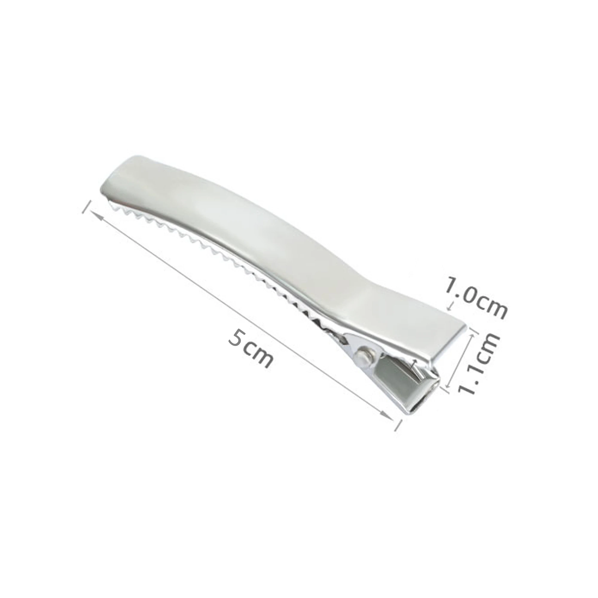 100 Stück 35 mm 50 mm 60 mm 80 mm Doppelzinken-Alligator-Haarspange Metall-Haarspangen Entenschnabel-Haarnadeln für Mädchen DIY Schmuck Kopfbedeckung – Detail 8