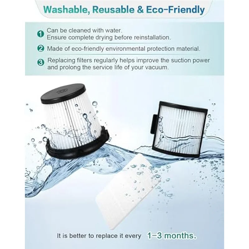 TCF-IW3511/IW1111 HEPA-filters vervangende onderdelen voor Shark IW1111 Detect Pro lichtgewicht draadloze stofzuiger