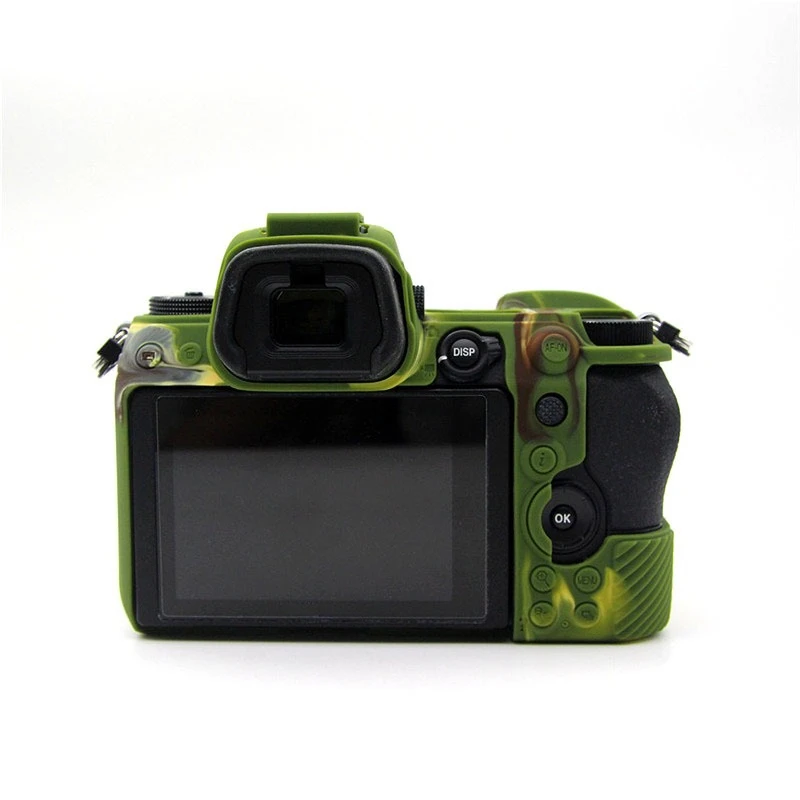 

For Nikon Z6 Z7 Soft Silicone Armor Camera Body Case micro-single camera photography protective bag Cover + free tempered film