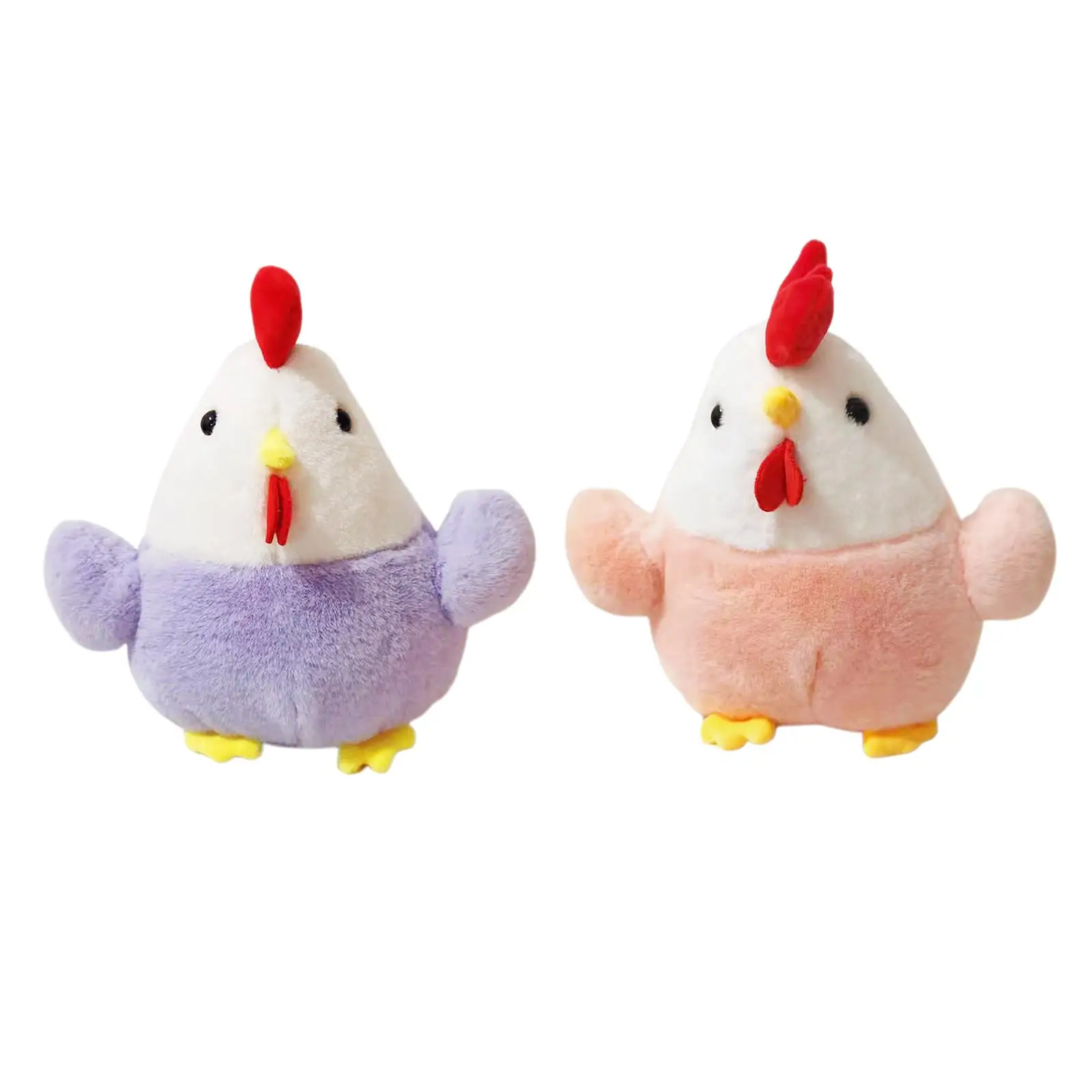 Stuffed Animal Realistic Chicken Toy Soft Decorative Animal Themed for Home