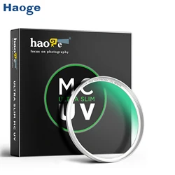 Haoge 49mm MC UV Lens Protection Filter for fuji X100VI x100f X100V X100S X100T Camera Lens Silver