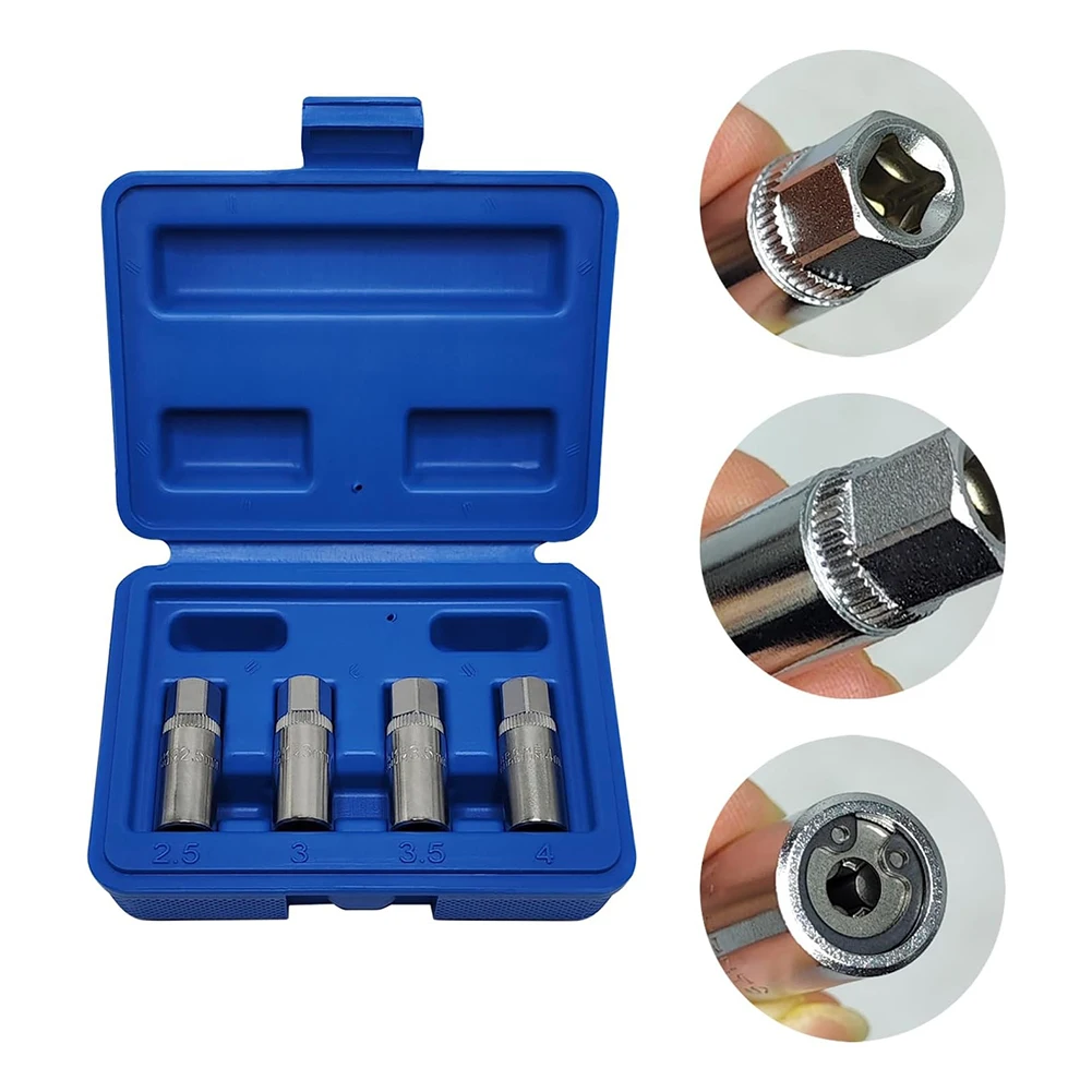 Bolt Extractor Stud Extractor For Auto Repair As Shown In The Picture Auto 1 4 Drive Socket High-strength Steel