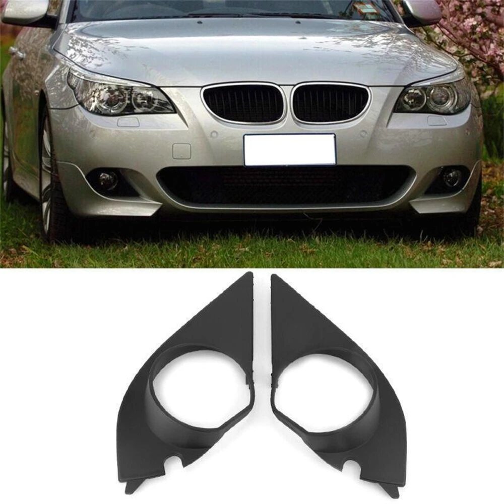 

2004-2010 For BMW E60 E61 Mtech Foglight Grille Cover Bumper Insert Pair Fog Light