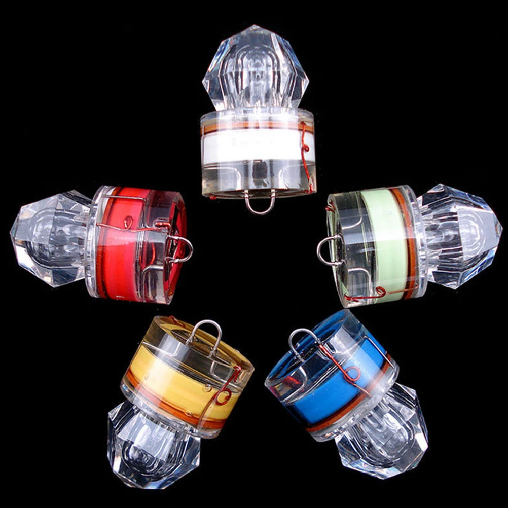 

5Pc LED Underwater Green Fishing Squid Night Fishing Light Lure Light Powered Long Life Deep Drop Fishing Light