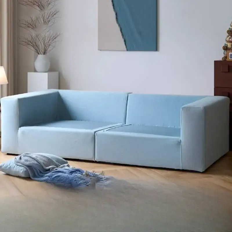 Sofás de salón Queen europeos, sillón reclinable azul, sofás para dormir, salones, sofá moderno Da Soggiorno, muebles para el hogar