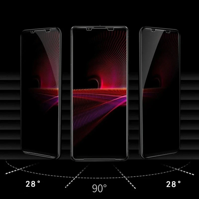 Anti Spy For Sony Xperia 1VI 10VI 1V 5V 10IV 1IV 10III 5III 1III 10II 5II 1II 1 10 5Screen Protector Film Privacy Tempered Glass