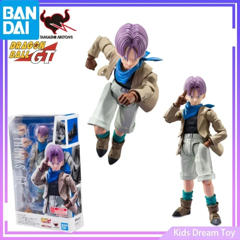 Bandai in magazzino Originale SHFiguarts Dragon Ball GT Anime Figure TRUNKS -GT- Action Figures Giocattoli Modello da collezione per bambini