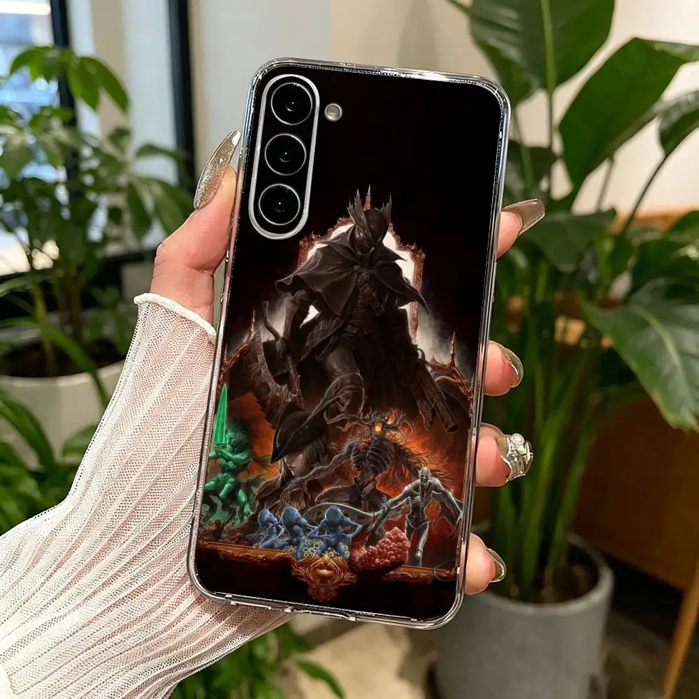 Bloodborn B-Bloo-odborn Game Phone Case For Samsung A71, A70, A52, A51, A40, A30, A20 Transparent Cover