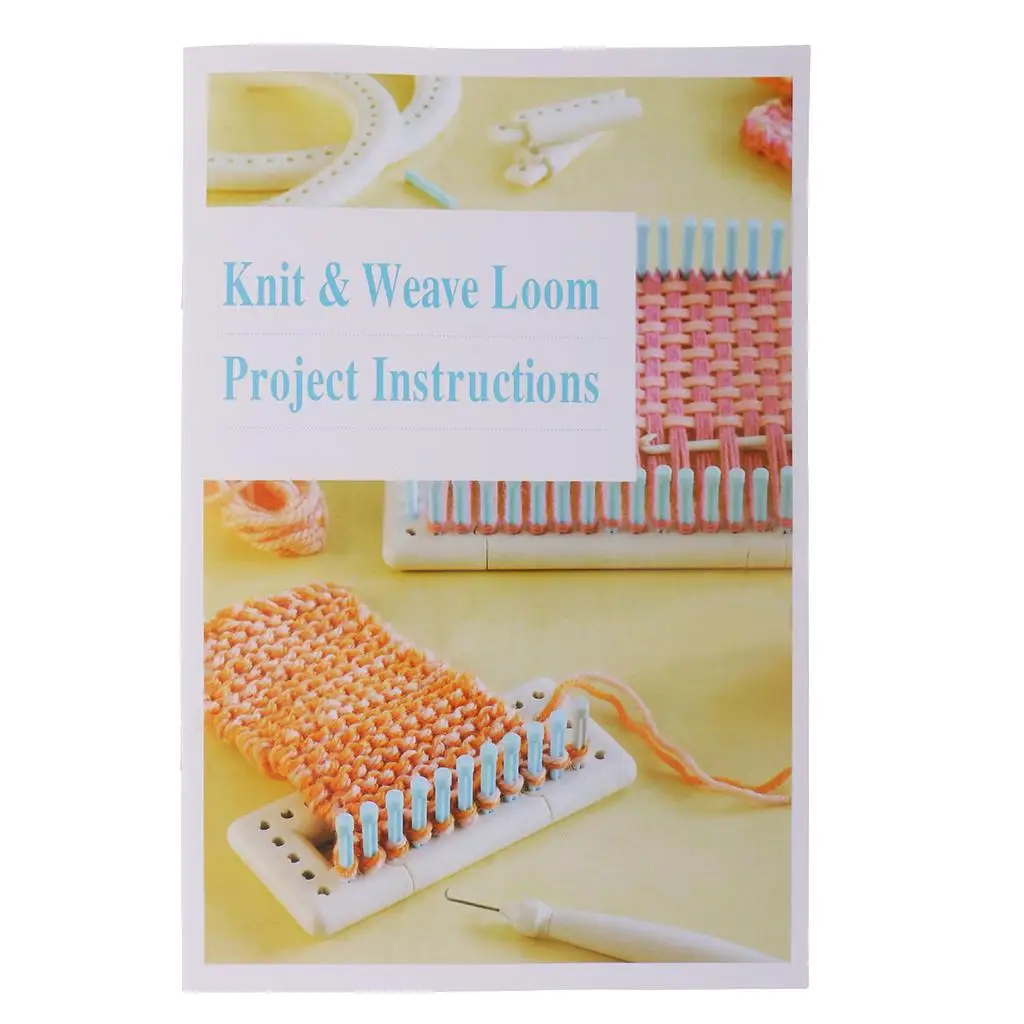 Conjunto de Agulhas de Crochê e Ferramentas de Costura para Tricô e Tecelagem em Plástico Flexível para Confecção de Roupas e Artesanato