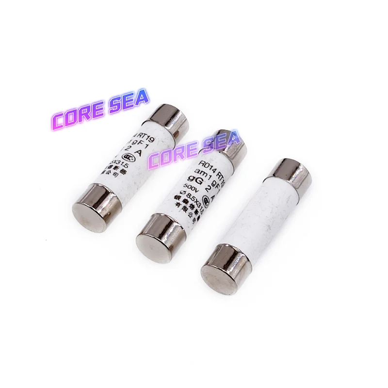 R014 fuse 8.5X31.5mm RT19 RO14 ceramic fuse tube 1A2A3A4A5A6A10A