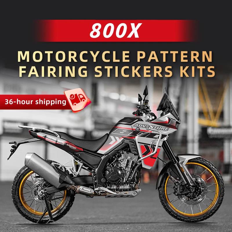 Pattern Printing Stickers Kits for Motorcycle Protection and Decoration, Used for KOVE 800X, Various Styles