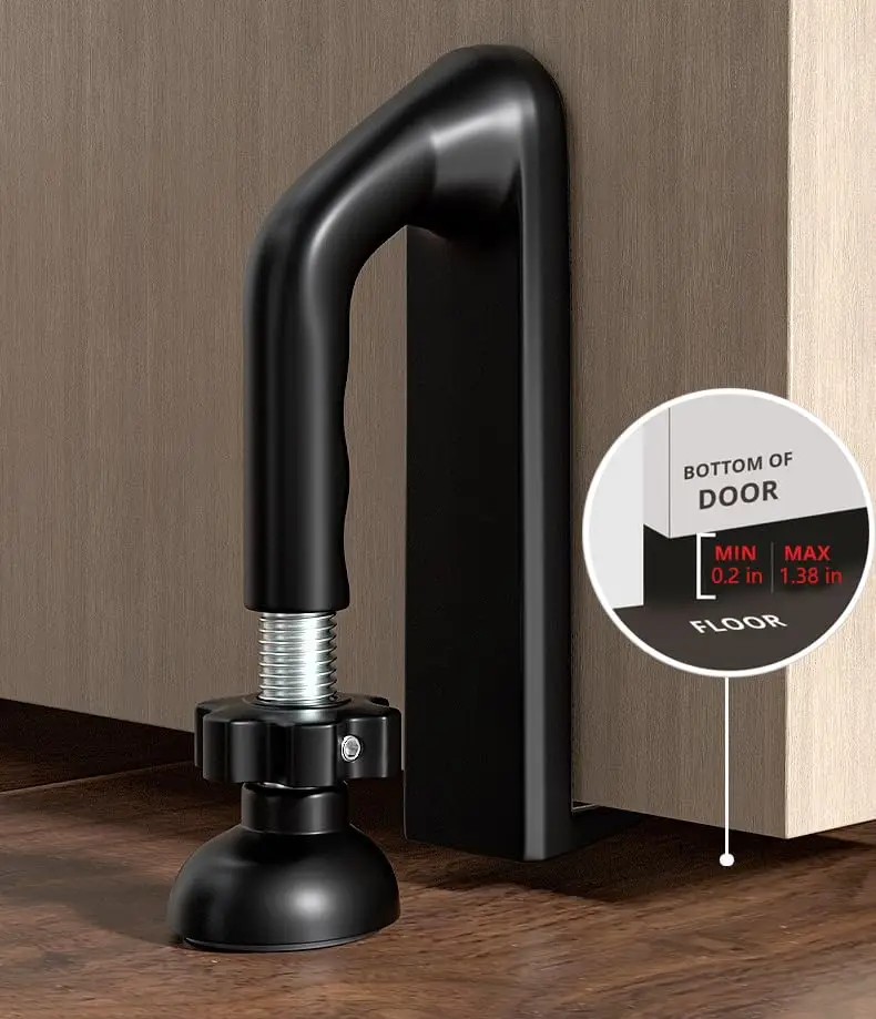 ポータブルドアストッパー 旅行セキュリティ用 盗難防止ドアロック ホテルアパート用 安全ホームプロテクション 使いやすいドアブレース