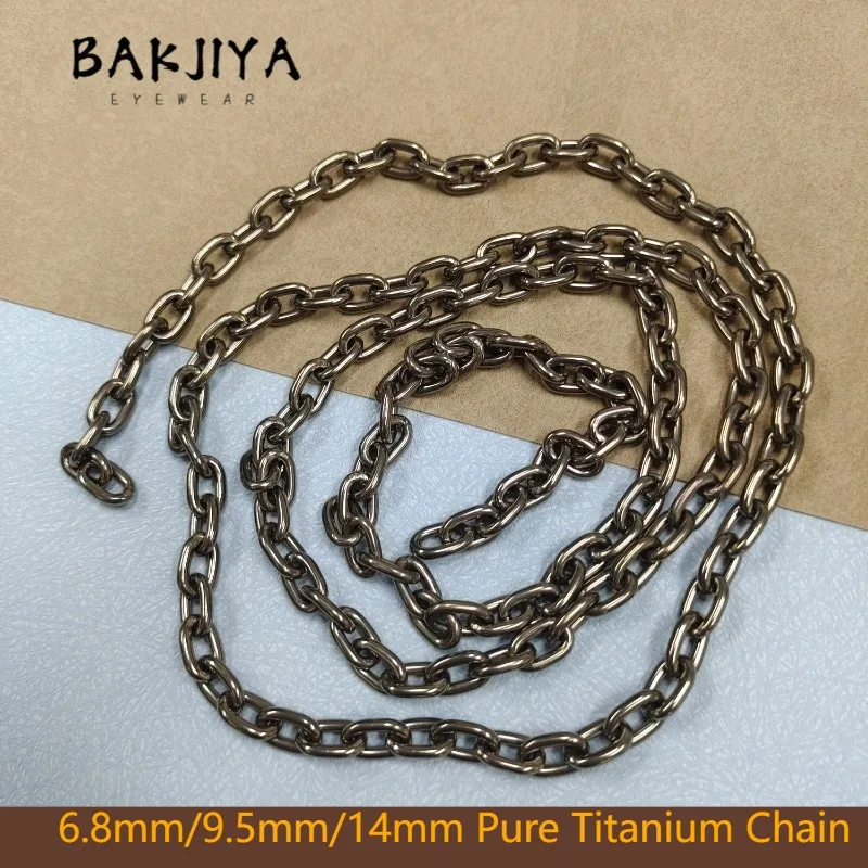 

1m Pure Titanium Welded Chain, Corrosion Resistant, Lightweight Pet Dog Chain, Outdoor Anti Slip Clothes Drying Industrial Chain