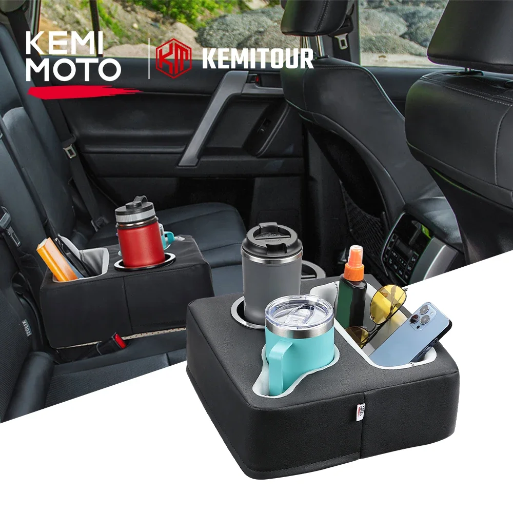 Back Seat Cup Holder Organizer Universal Car Truck Boat Expander Tray Holds Drinks Snacks Remote for Sofa Couch Bed