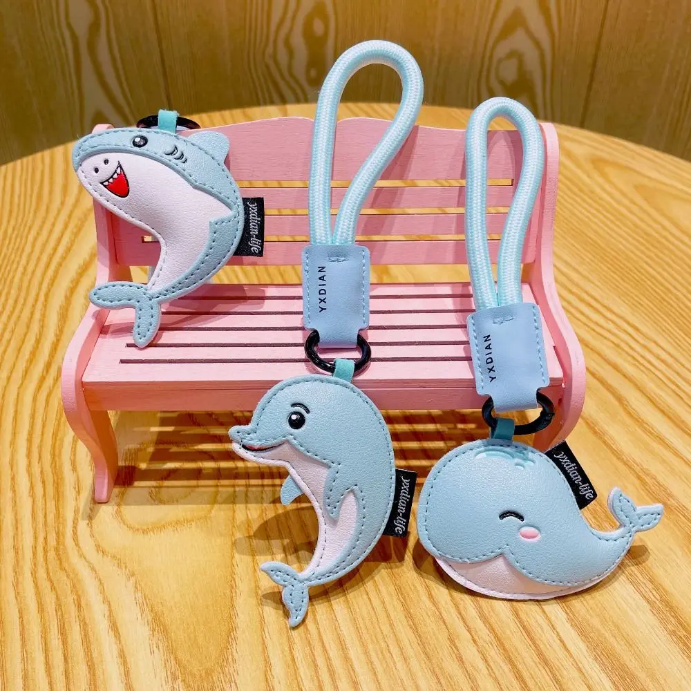 الإبداعية بو الجلود دولفين المفاتيح القرش المحيط الحيوان دولفين قلادة هدايا عيد الميلاد حقيبة سحر سيارة كيرينغ الطلاب #5