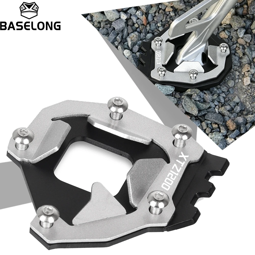 Motorcycle Accessories Kickstand Enlarger Side Stand Extension Plate Foot Pad FOR YAMAHA XTZ1200 Super Tenere XTZ 1200 2014-2024