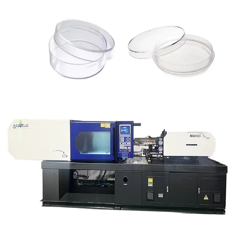 Used Automatic Horizontal Injection Molding Machine with Electric Core Screw Pump Motor PLC Bearing Gearbox Manufacturing Plant