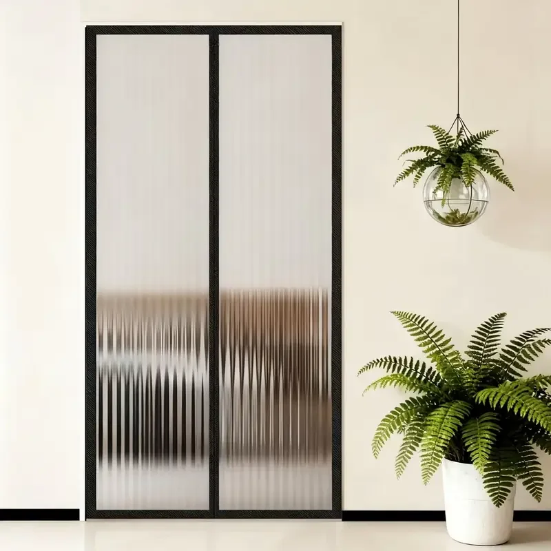 Four Seasons Magnetic Kitchen Anti-Exhaust Smoke Partition Curtain for Bedroom - Winter Warmth - Air Conditioner Curtain