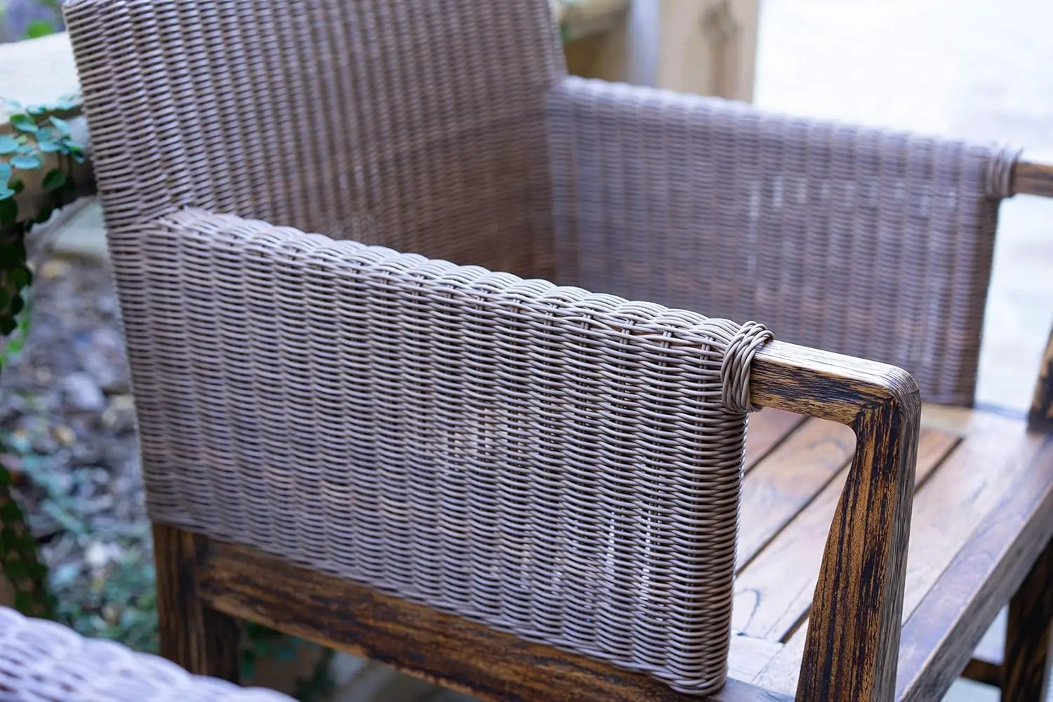 Kursi teras jati luar ruangan Gorda