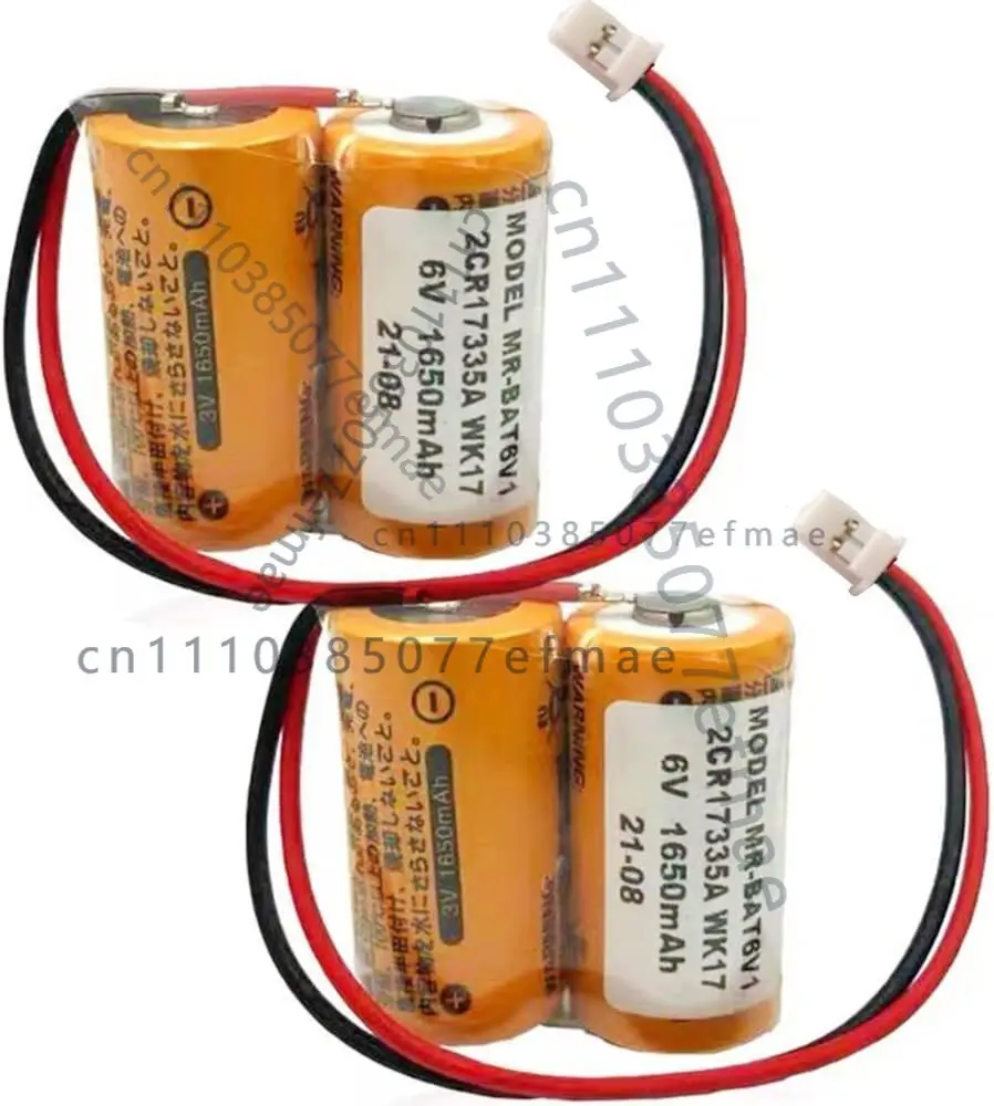 

Аккумулятор MR-BAT6V1 2CR17335A WK17 для сервосистемы M80 Driver MR-J4, 6В, 1650мАч, 2 шт.