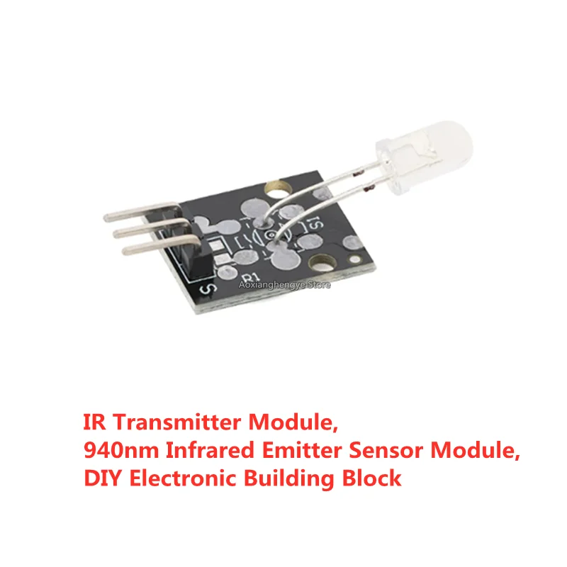10PCS IR Transmitter Module, 940nm Infrared Emitter Sensor Module, DIY Electronic Building Block Support BOM List Quotation