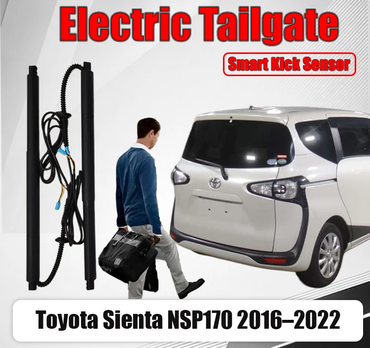 Electric Tailgate Upgrade Kit For Toyota Sienta NSP170 2016–2022 Power Lift Support Rods Auto Trunk Boot Lid Power Liftgate Modi