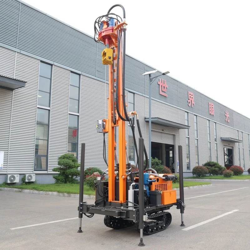 Customized Agile Crawler Rotary Machine 200M Hydraulic Terrain Precise Location Nimble Deep Water Well Drilling Rig