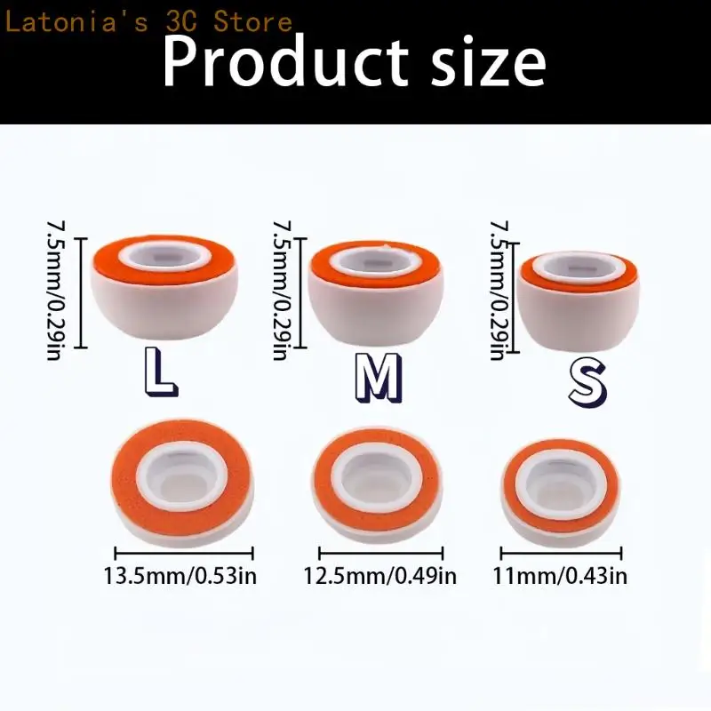 Memory Foam Ohrhörer für Kopfhörer Ersatz Eartips Silicon X3UB – Detail 5