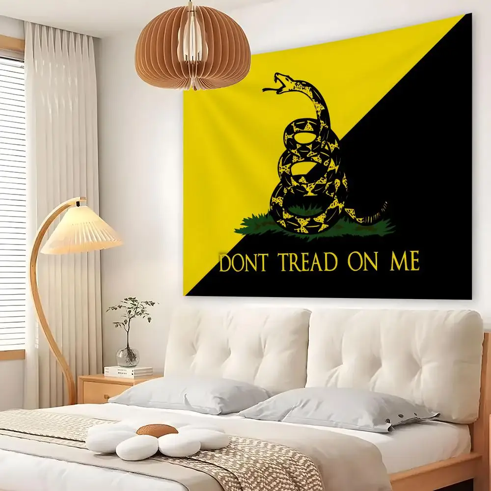 A-Anarcho Capitalism Black Yellow Tapestry Bedroom Living Room Bar Party House Home Dorm Interior Wall Decor Background Banner 4