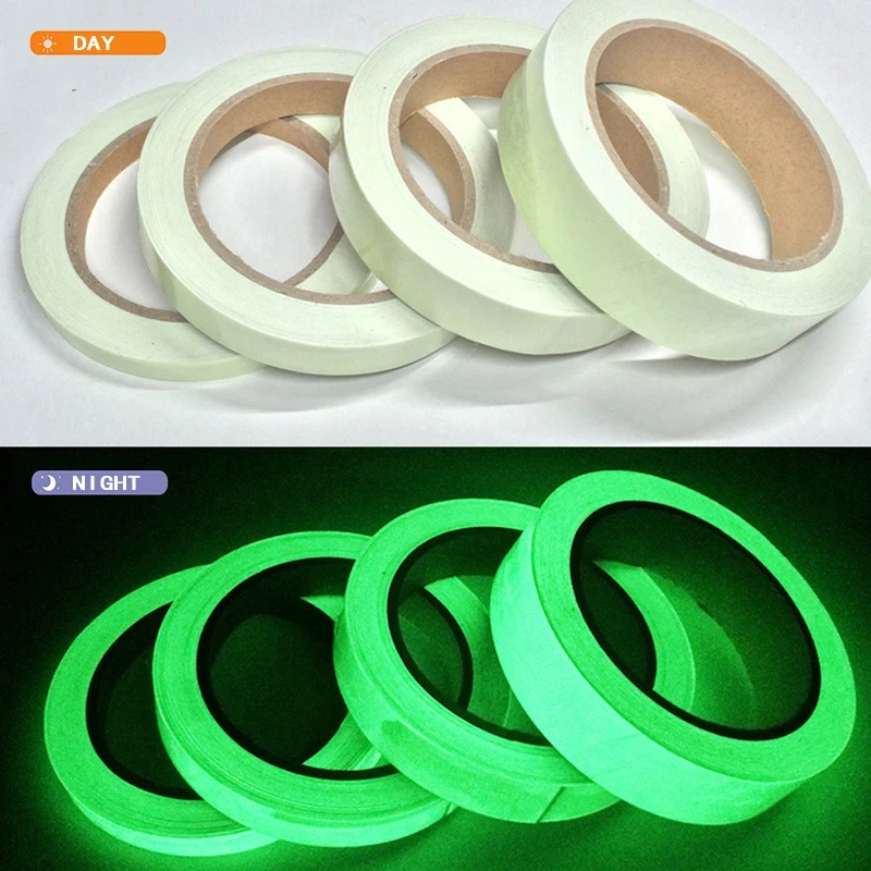 3Meter Luminous Fluorescent Night Self-adhesive Glow In The Dark Sticker Safety Security Home Decoration Warning Adhesive Tape