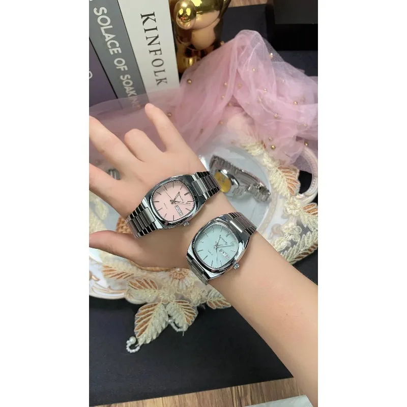 SUNMATE Elegant Square Dial Women's Wristwatch, Calendar and Day Display,waterproof High-end Luxury Watch,comes with A Watch Box