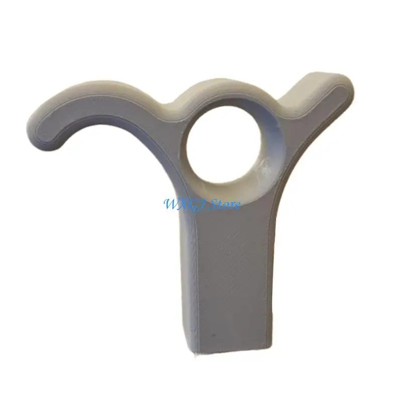 37JE Overhead Access Hook Head Spare Attachment, Manual Upper Sash Opening Part with Twin Hook Guide for Rod Use Daily